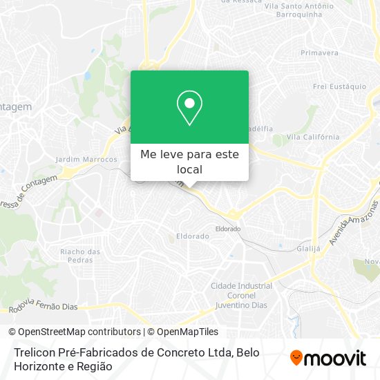 Trelicon Pré-Fabricados de Concreto Ltda mapa