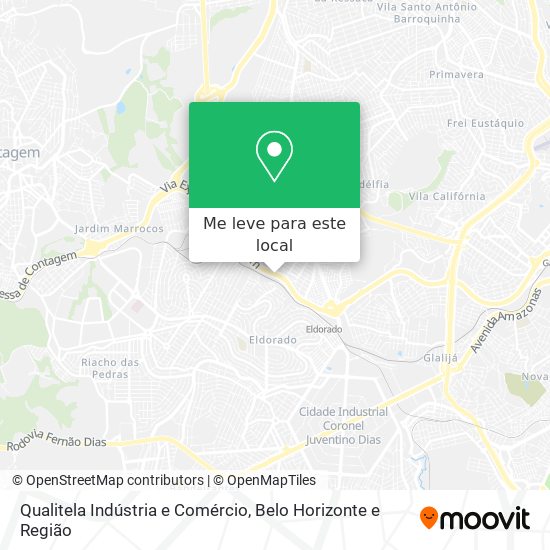 Qualitela Indústria e Comércio mapa
