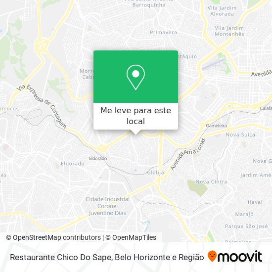 Restaurante Chico Do Sape mapa