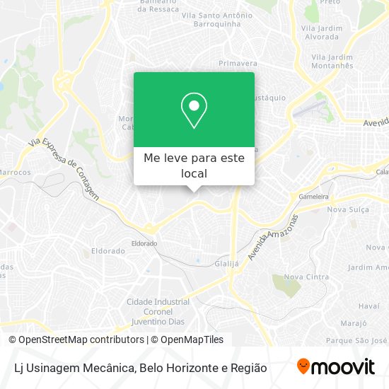 Lj Usinagem Mecânica mapa