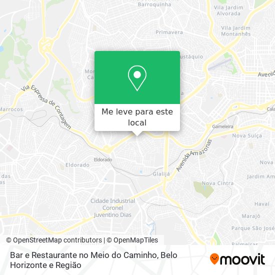 Bar e Restaurante no Meio do Caminho mapa