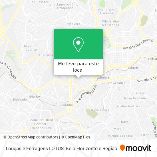 Louças e Ferragens LOTUS mapa