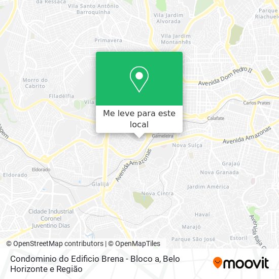 Condominio do Edificio Brena - Bloco a mapa