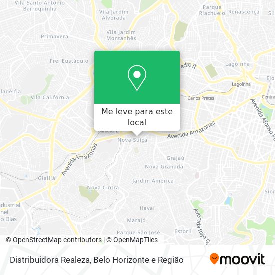 Distribuidora Realeza mapa