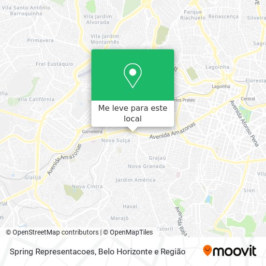 Spring Representacoes mapa