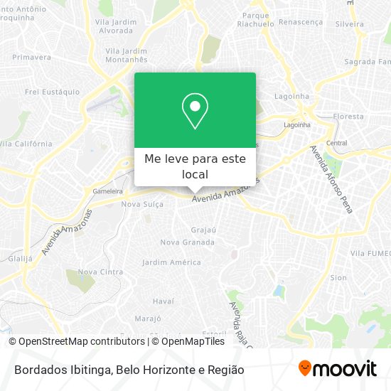 Bordados Ibitinga mapa