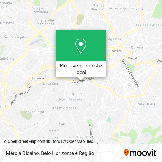 Mércia Bicalho mapa