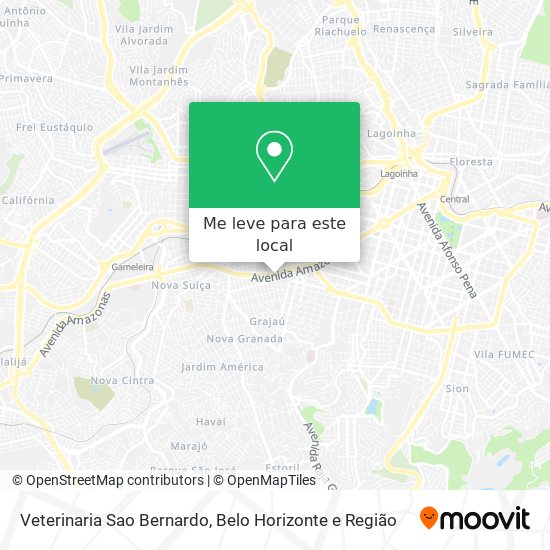 Veterinaria Sao Bernardo mapa