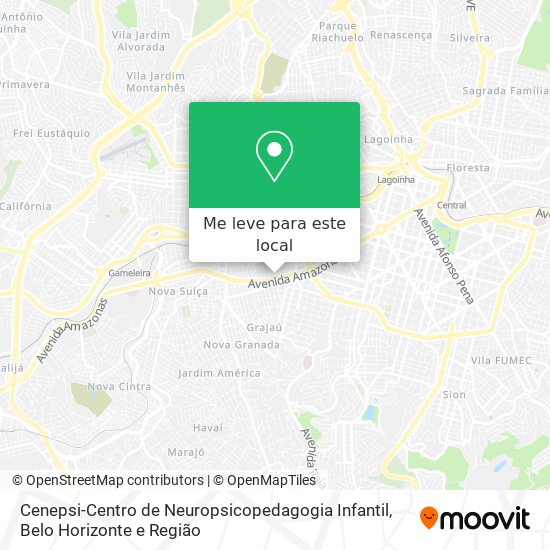 Cenepsi-Centro de Neuropsicopedagogia Infantil mapa