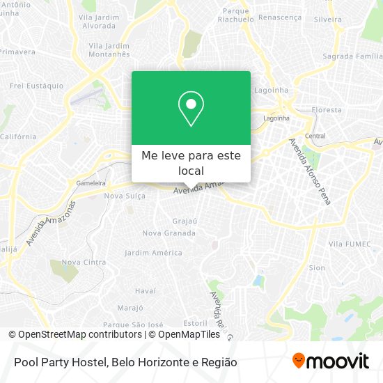 Pool Party Hostel mapa