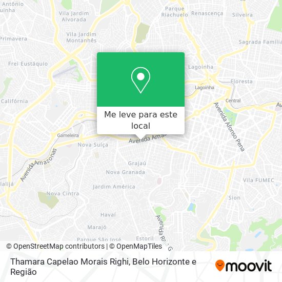 Thamara Capelao Morais Righi mapa