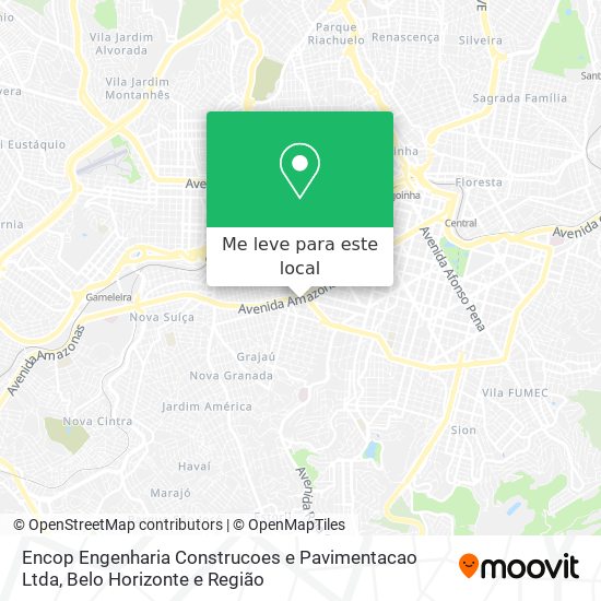 Encop Engenharia Construcoes e Pavimentacao Ltda mapa