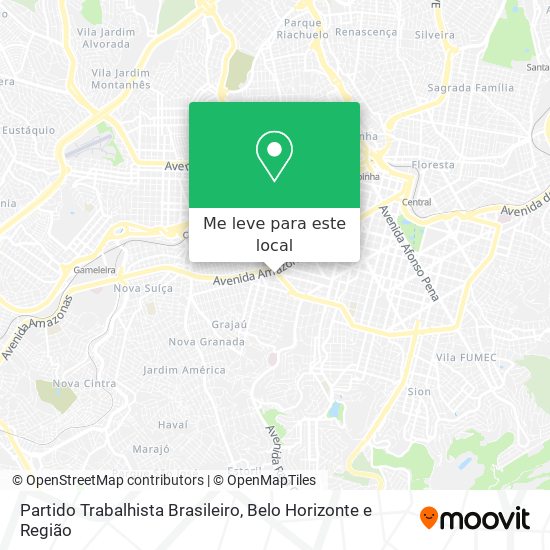 Partido Trabalhista Brasileiro mapa