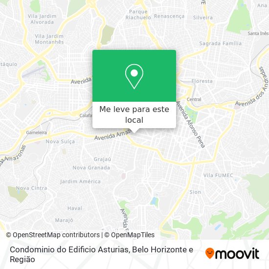 Condominio do Edificio Asturias mapa