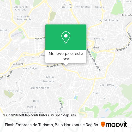 Flash Empresa de Turismo mapa