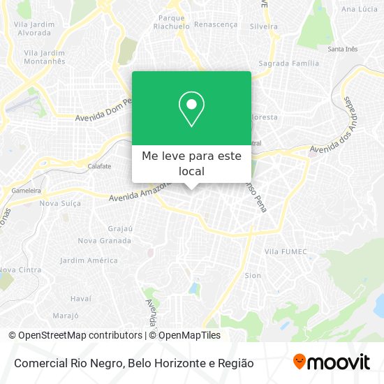 Comercial Rio Negro mapa