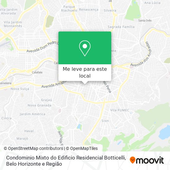 Condominio Mixto do Edificio Residencial Botticelli mapa