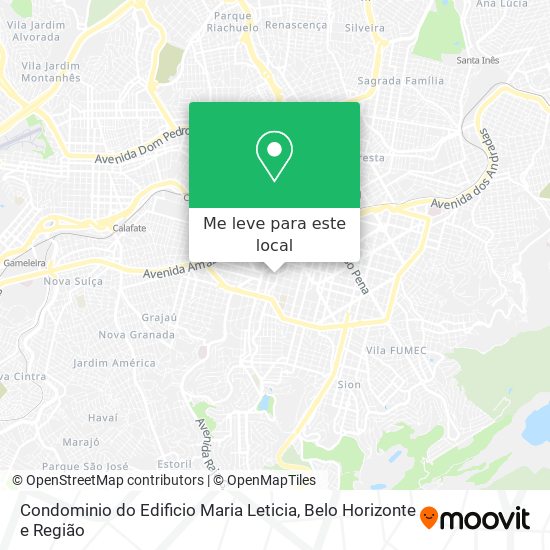 Condominio do Edificio Maria Leticia mapa