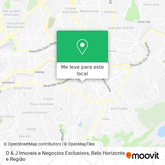 D & J Imoveis e Negocios Exclusivos mapa