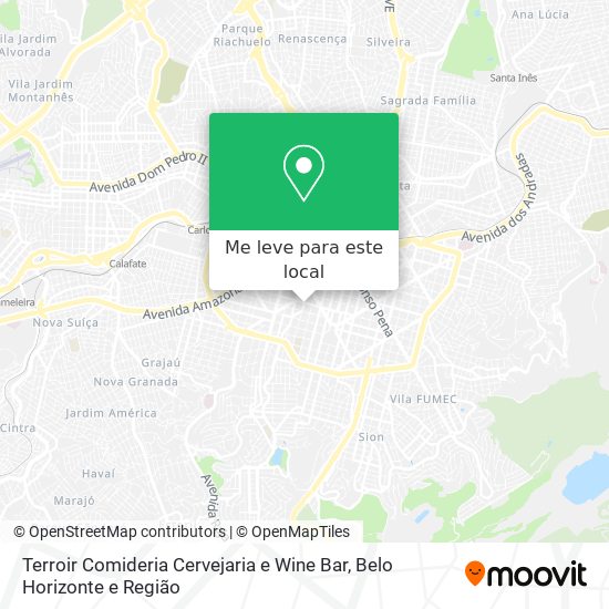 Terroir Comideria Cervejaria e Wine Bar mapa