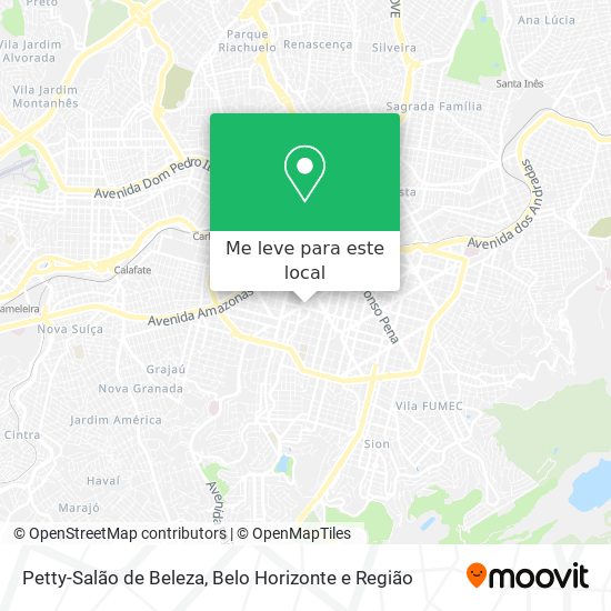 Petty-Salão de Beleza mapa