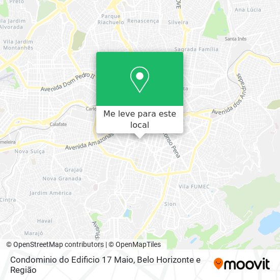 Condominio do Edificio 17 Maio mapa