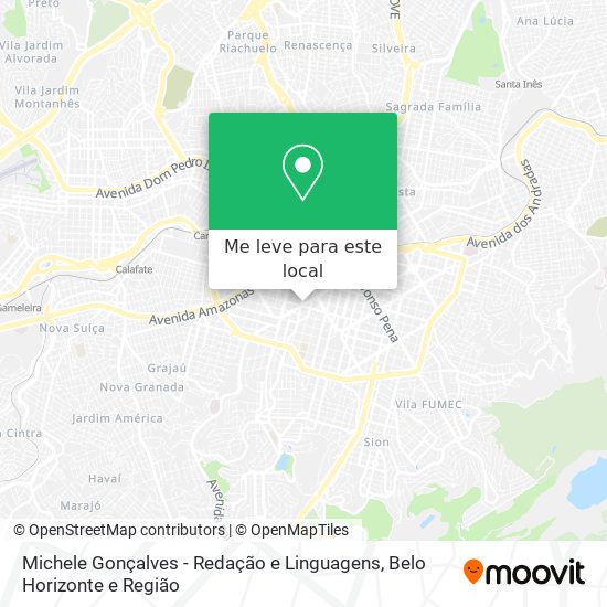 Michele Gonçalves - Redação e Linguagens mapa