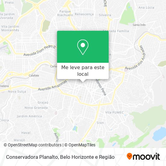 Conservadora Planalto mapa