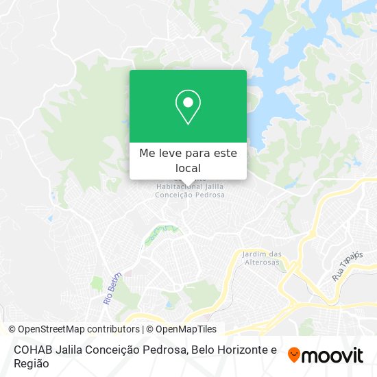 COHAB Jalila Conceição Pedrosa mapa