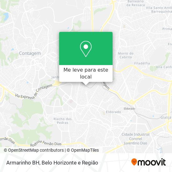 Armarinho BH mapa