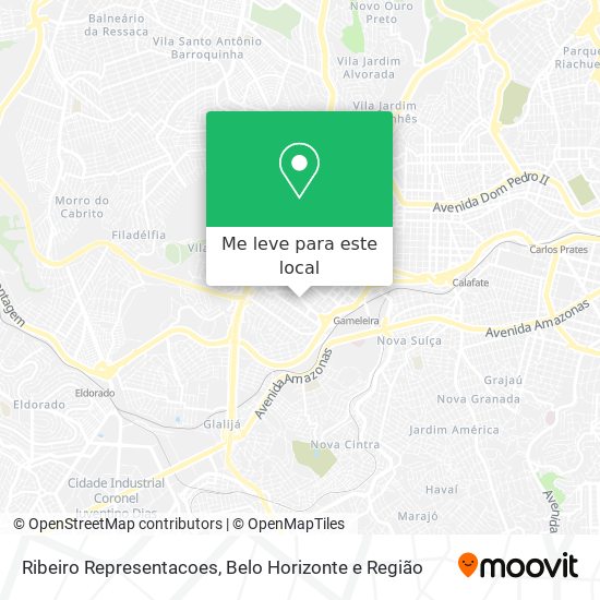 Ribeiro Representacoes mapa