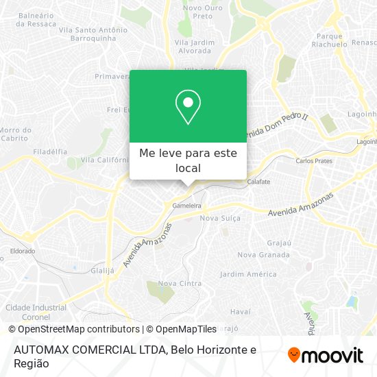 AUTOMAX COMERCIAL LTDA mapa