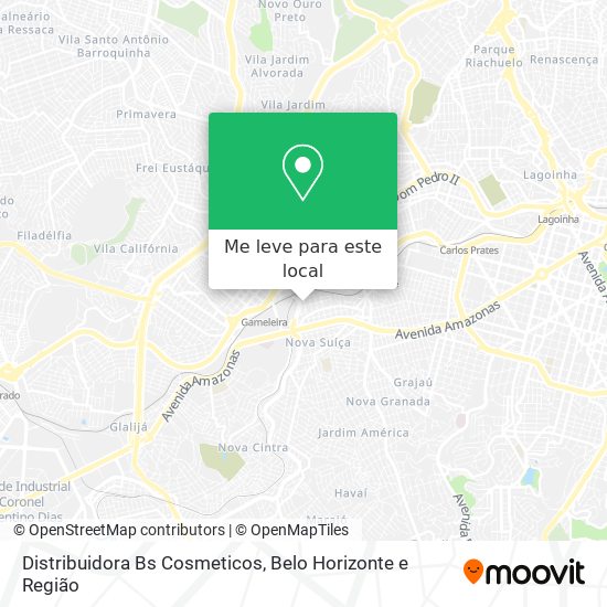 Distribuidora Bs Cosmeticos mapa