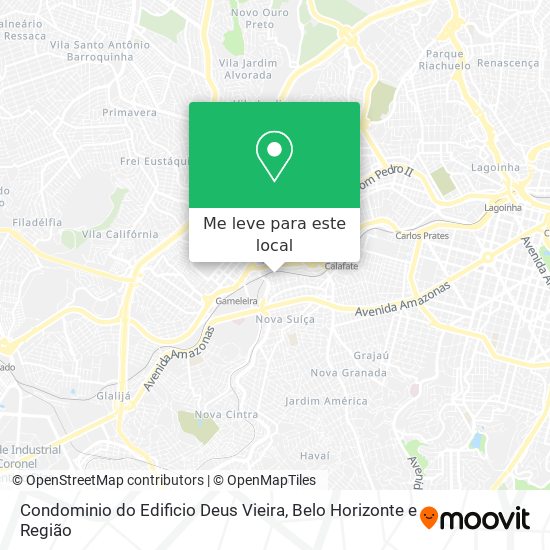 Condominio do Edificio Deus Vieira mapa