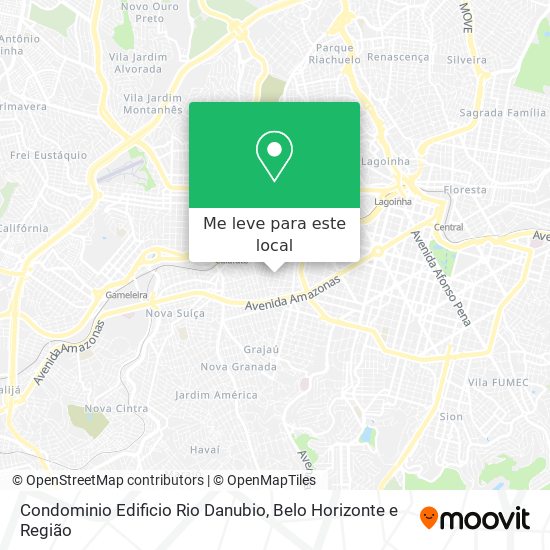Condominio Edificio Rio Danubio mapa