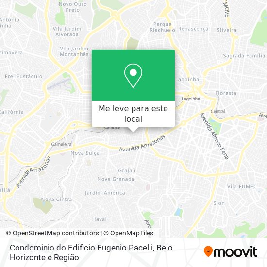Condominio do Edificio Eugenio Pacelli mapa