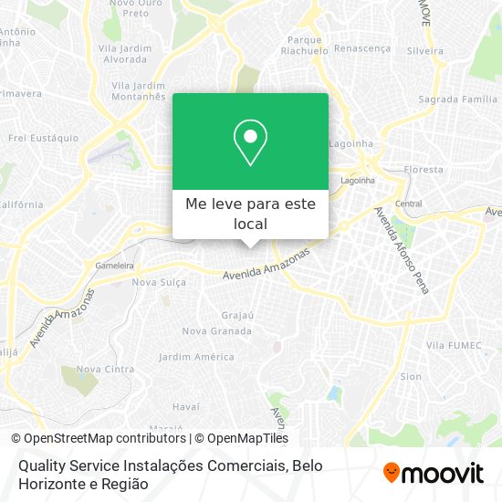 Quality Service Instalações Comerciais mapa