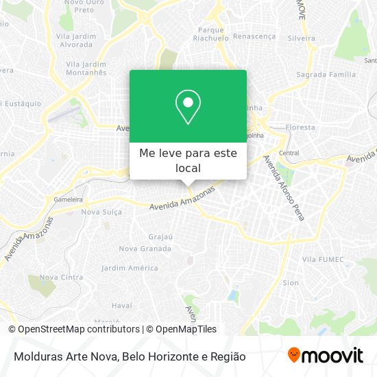 Molduras Arte Nova mapa