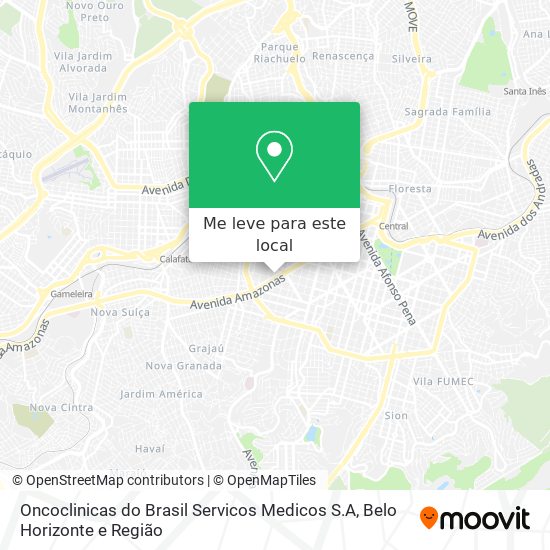 Oncoclinicas do Brasil Servicos Medicos S.A mapa