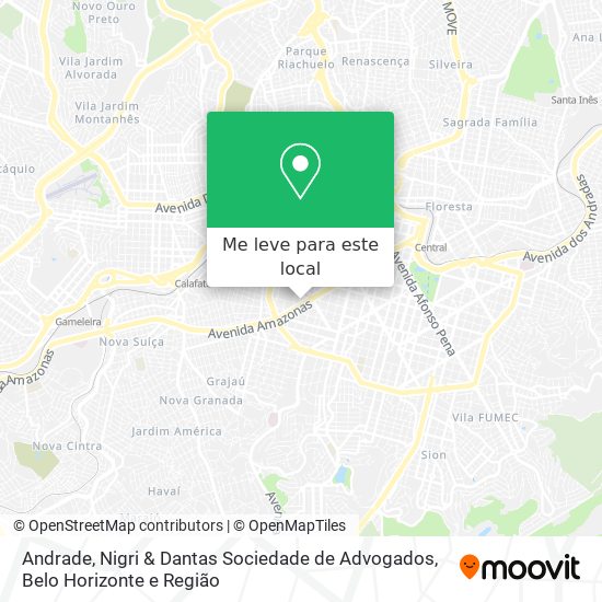Andrade, Nigri & Dantas Sociedade de Advogados mapa