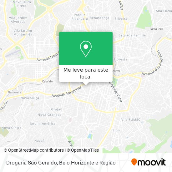 Drogaria São Geraldo mapa
