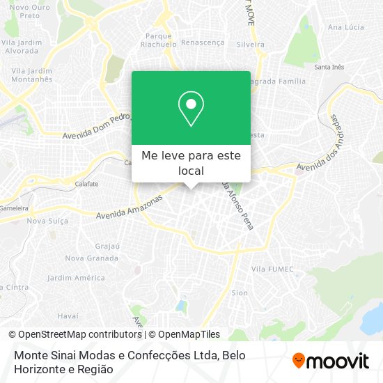 Monte Sinai Modas e Confecções Ltda mapa