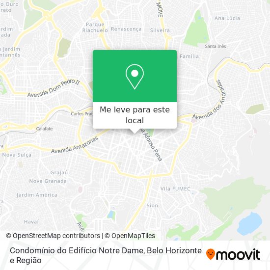 Condomínio do Edifício Notre Dame mapa