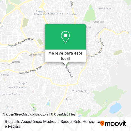 Blue Life Assistência Médica a Saúde mapa