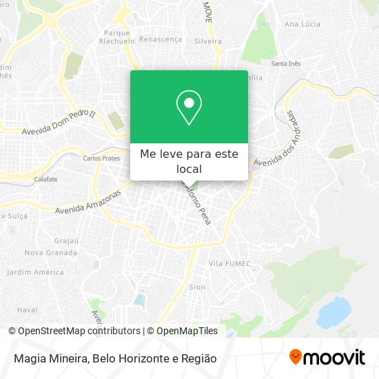 Magia Mineira mapa