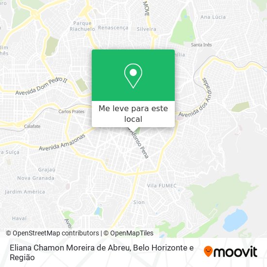 Eliana Chamon Moreira de Abreu mapa