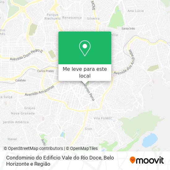 Condominio do Edificio Vale do Rio Doce mapa