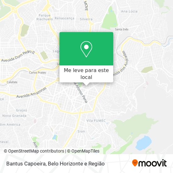 Bantus Capoeira mapa