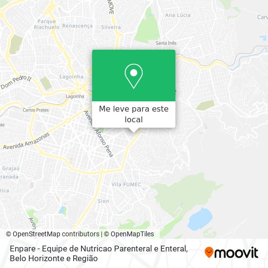 Enpare - Equipe de Nutricao Parenteral e Enteral mapa