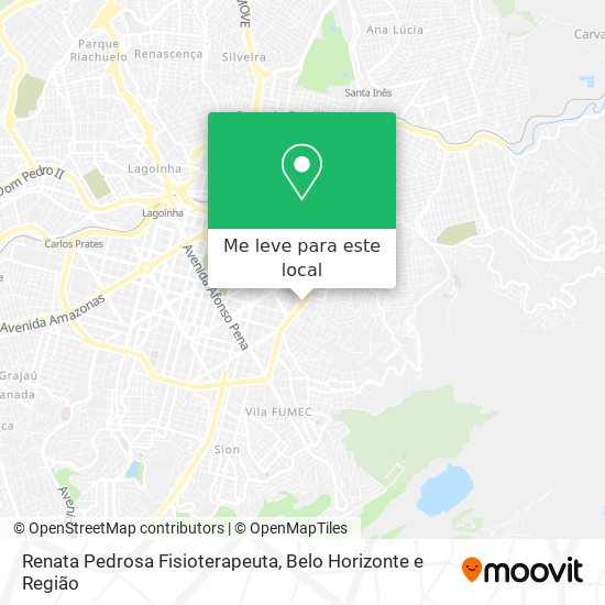 Renata Pedrosa Fisioterapeuta mapa